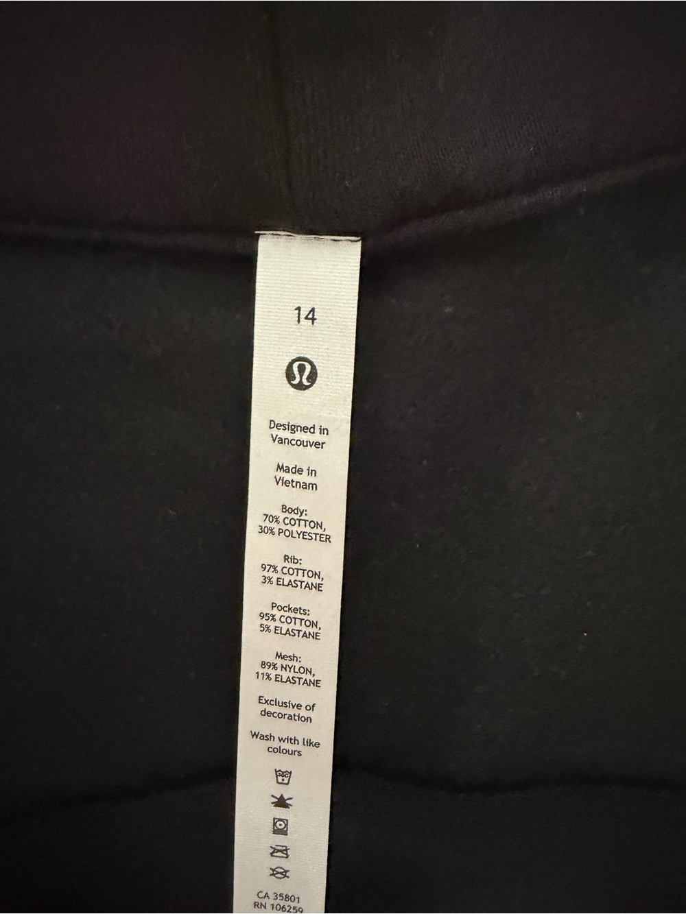 lululemon athletica Black Hooded Zip-Up Utility Jacket - Picture 4 of 4